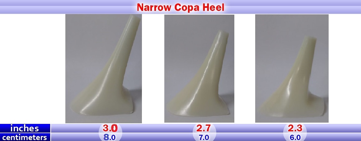 Narrow Copa Heel Narrow Copa Heel