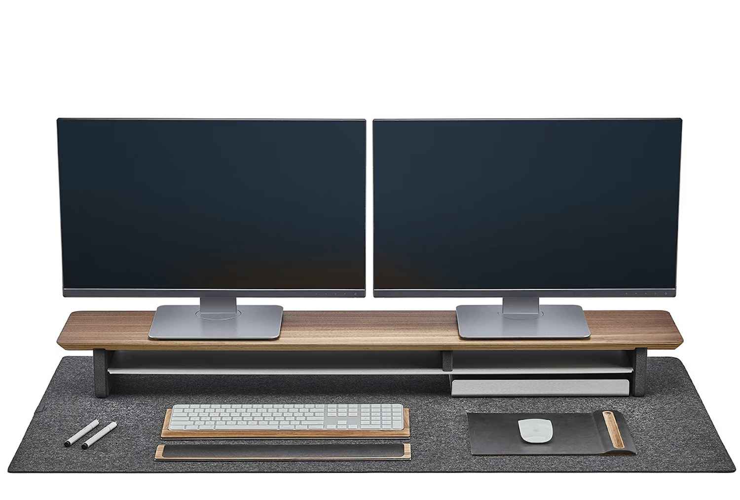 Wool Felt Desk Pad (Extra Large / Dark)